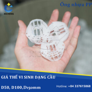 GIÁ THỂ VI SINH DẠNG CẦU D50, D100, D150mm