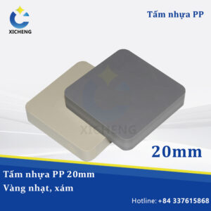 Pp Tấm nhựa 20mm Vàng nhạt, xám
