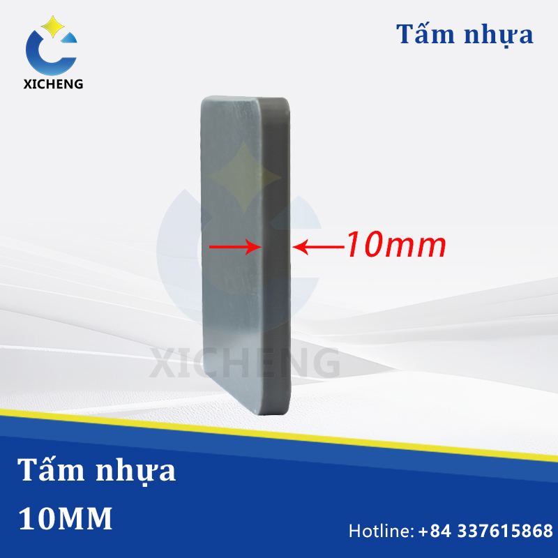 Tấm nhựa pp 10 mm xám