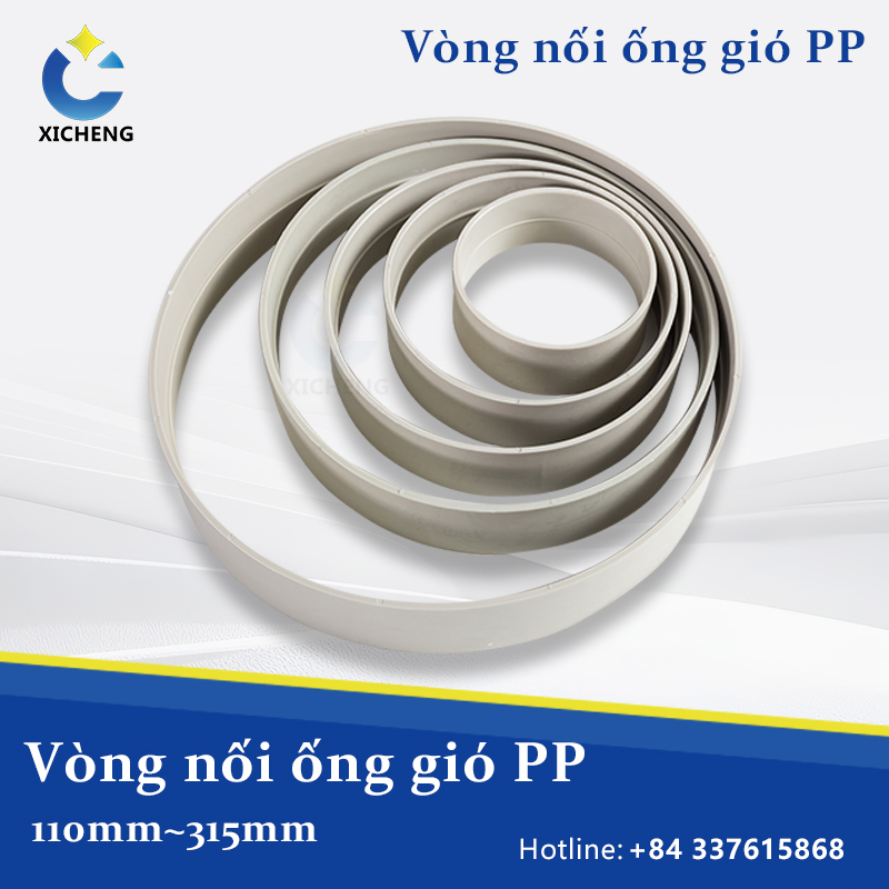Vòng nối ống gió PP