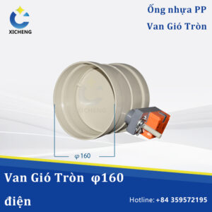 Van Gió Nhựa PP 160