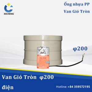 Van Gió Nhựa PP φ200