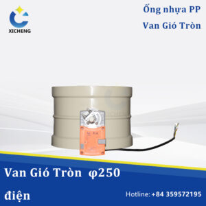 Van Gió Nhựa PP φ250