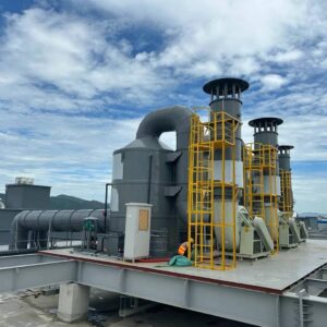 Tháp xử lý khí thải PP