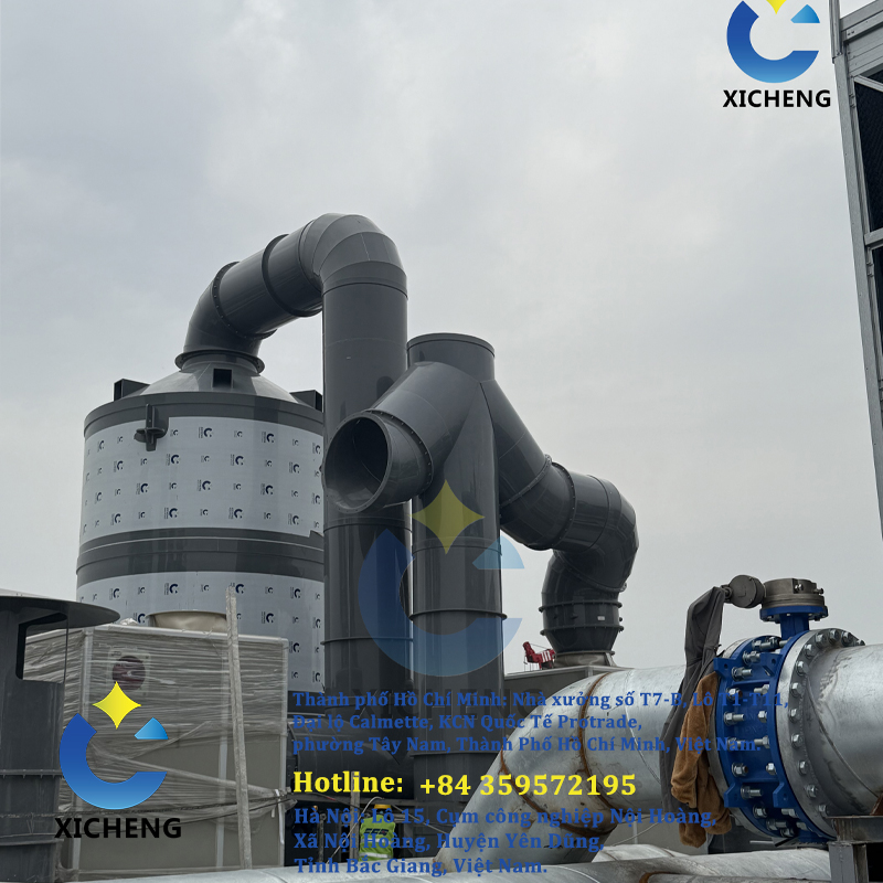 Tháp Hấp Thụ Bằng Nhựa PP