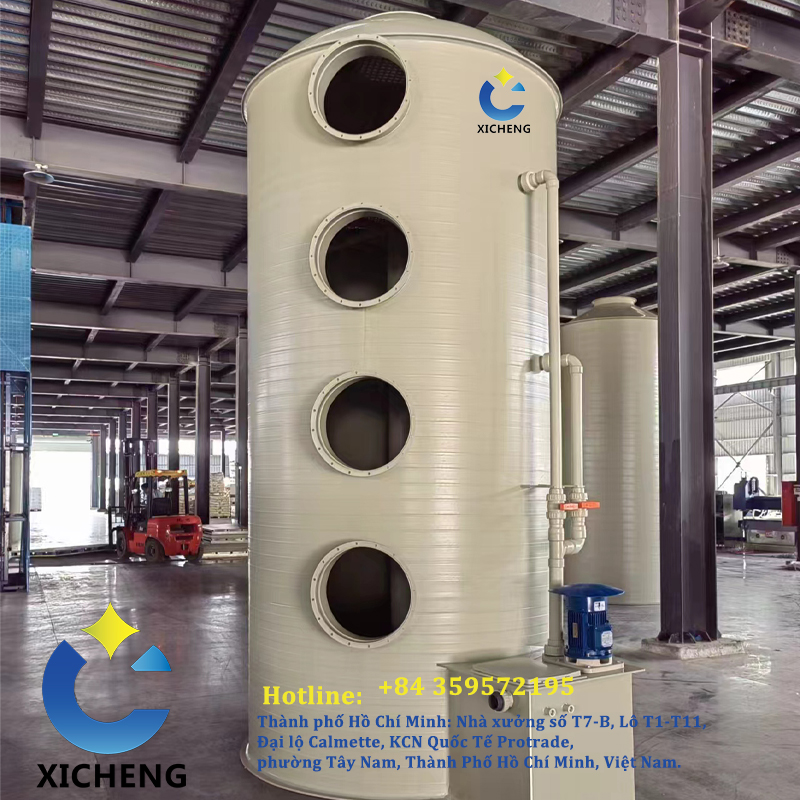 Nhà cung cấp tháp hấp thụ nhựa PP tại Hà Nội