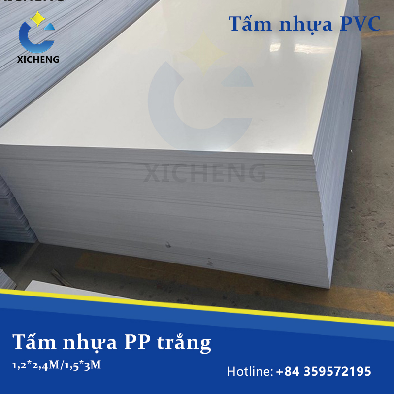 Tấm nhựa PP trắng