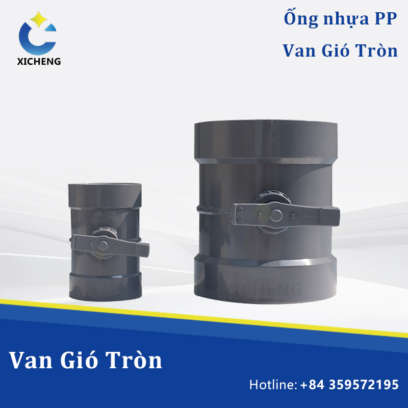 Van Gió Tròn pp、pvc