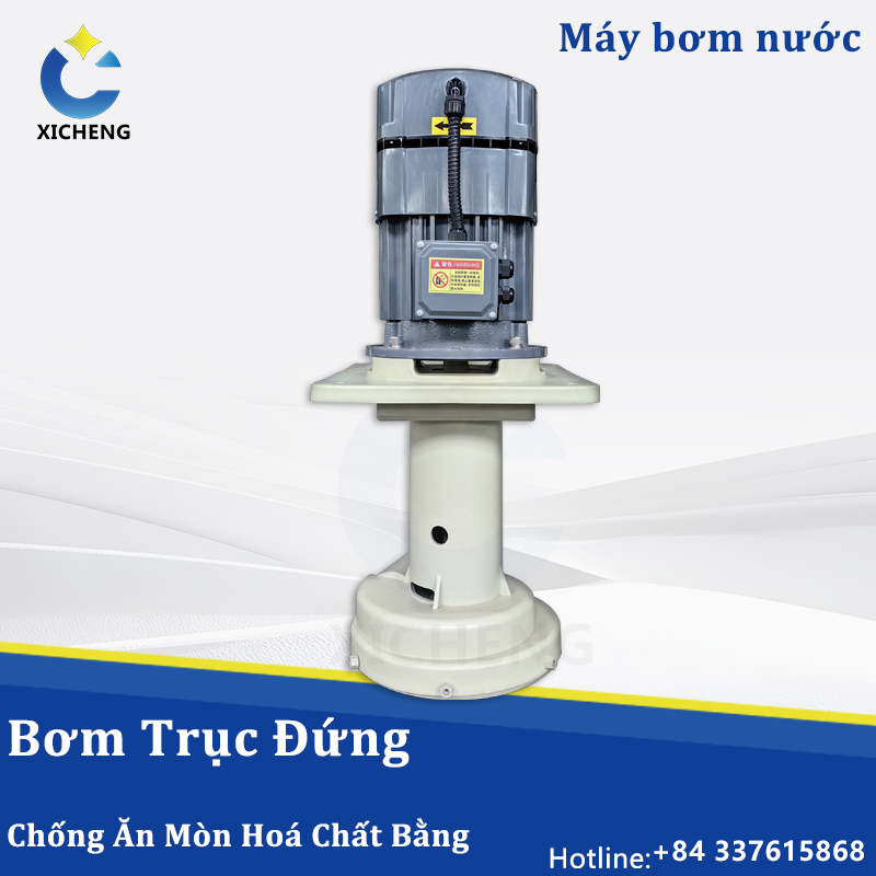 Bơm Trục Đứng Chống Ăn Mòn Hoá Chất Bằng