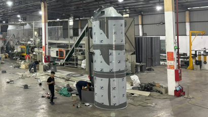 Tháp Xử Lý Khí Thải Composite FRP So Sánh Vật Liệu 2026